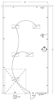 Floorplan for Unit #1602