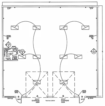 Floorplan for Combination Unit 1603 & 1604