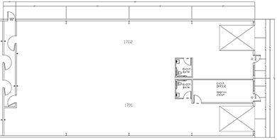 Floorplan for Combination Unit 1701 & 1702